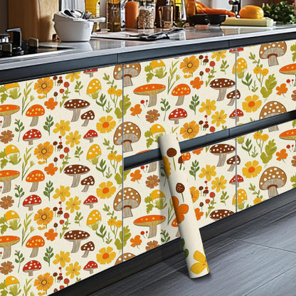 Lemon Fruit Peel and Stick Wallpaper 118.1x17.7 Inch Vinyl | Contact Paper, Wall Covering | Decorative Wallpaper, Adhesive Vinyl | Bedroom, Kitchen, Living Room (Lemon Fruit)