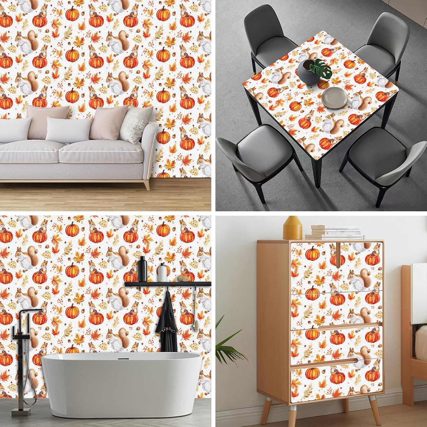 Lemon Fruit Peel and Stick Wallpaper 118.1x17.7 Inch Vinyl | Contact Paper, Wall Covering | Decorative Wallpaper, Adhesive Vinyl | Bedroom, Kitchen, Living Room (Lemon Fruit)