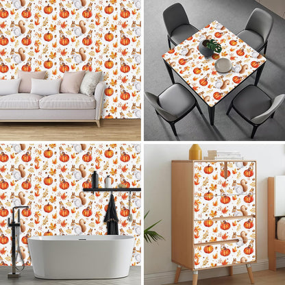 Lemon Fruit Peel and Stick Wallpaper 118.1x17.7 Inch Vinyl | Contact Paper, Wall Covering | Decorative Wallpaper, Adhesive Vinyl | Bedroom, Kitchen, Living Room (Lemon Fruit)