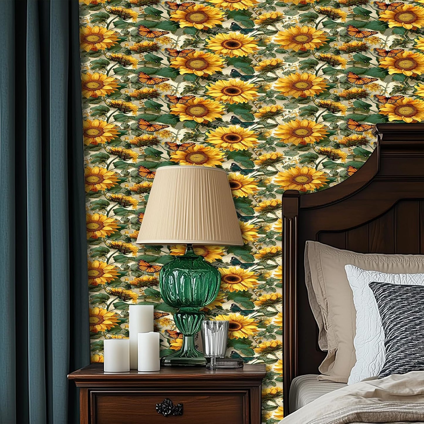 Lemon Fruit Peel and Stick Wallpaper 118.1x17.7 Inch Vinyl | Contact Paper, Wall Covering | Decorative Wallpaper, Adhesive Vinyl | Bedroom, Kitchen, Living Room (Lemon Fruit)