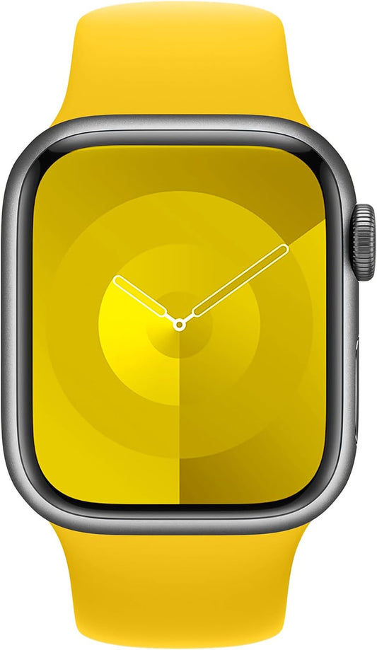 C1 Band for Apple Watch Bands Women Men Se Ultra 2 40mm 44mm 46mm 42mm 45mm 41mm 38mm 49mm Series 11 10 9 8 7 6 5 4 3 iWatch Sport Strap Silicone Lemon Yellow
