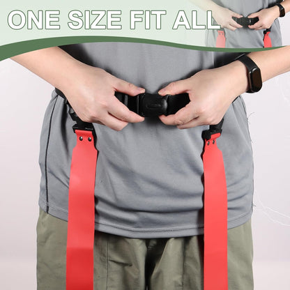 Flag Football Set, Adjustable Flag Football Belt with 1 Belt and 3 Flags Easy Tear Away