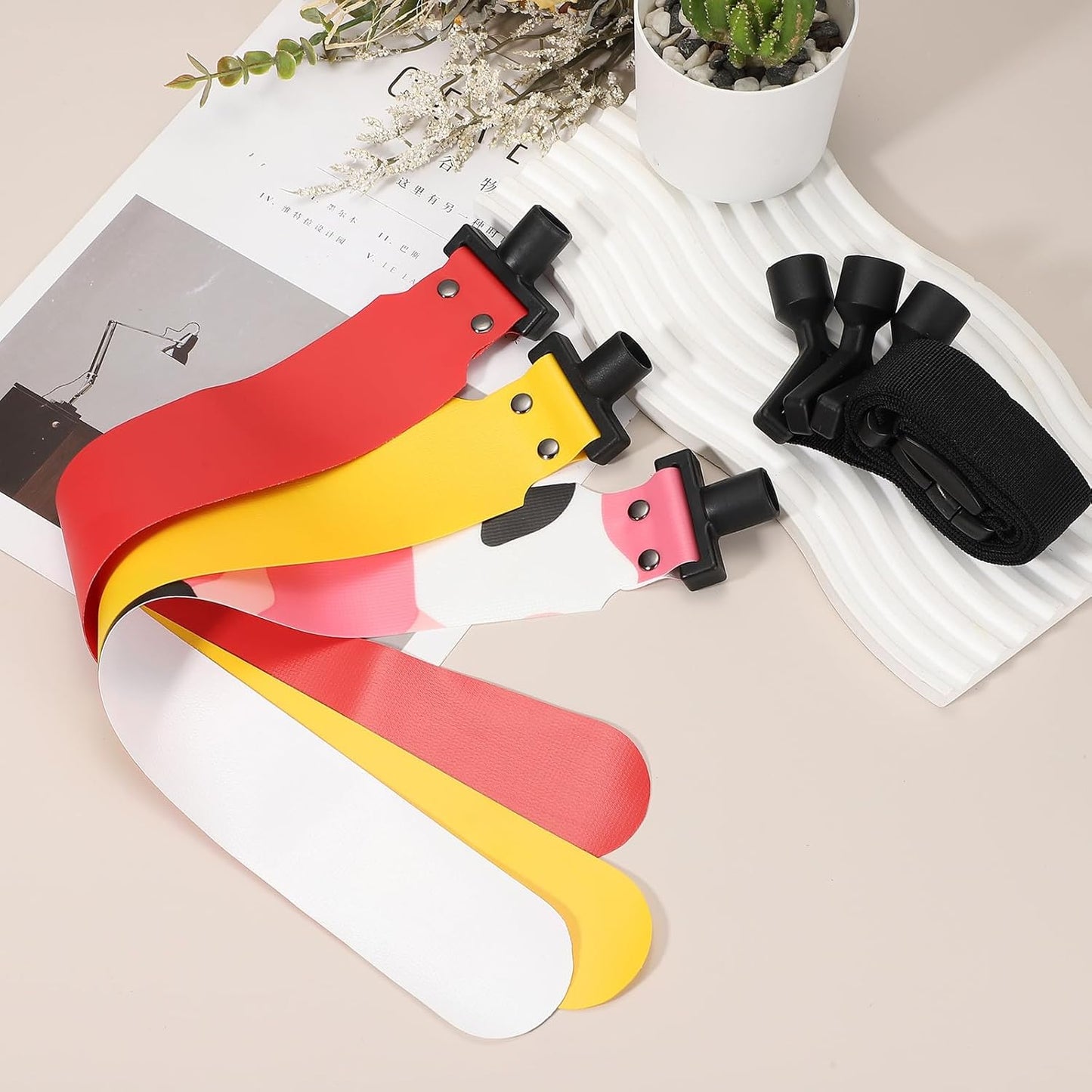 Flag Football Set, Adjustable Flag Football Belt with 1 Belt and 3 Flags Easy Tear Away