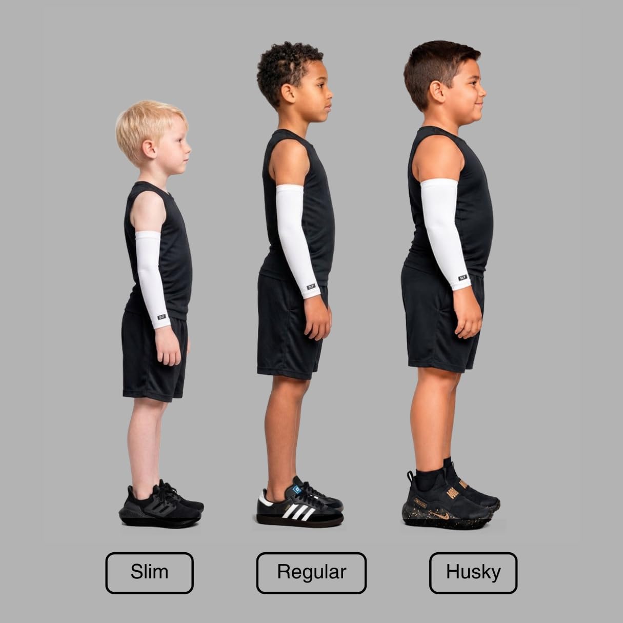 Arm Sleeves for Kids - Athletic Sports Sleeve for Youth Boys and Girls - UV Protection