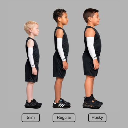 Arm Sleeves for Kids - Athletic Sports Sleeve for Youth Boys and Girls - UV Protection