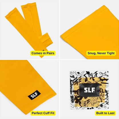 Arm Sleeves for Kids - Athletic Sports Sleeve for Youth Boys and Girls - UV Protection