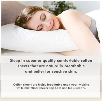 Pure 100% Cotton Pillow Cases Queen Size Set of 2 Mellow Yellow, Luxurious 400 Thread Count Long Staple Cotton Sateen with Stylish 4" Hem (Combed Mellow Yellow Cotton Pillow Cases Queen)