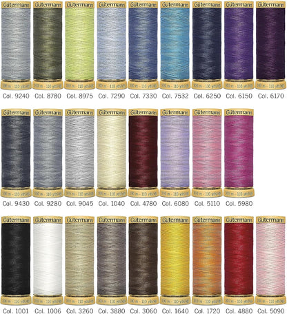 Gutermann Spool Box 26 Cotton Thread Set, Assorted Colors (6818670)