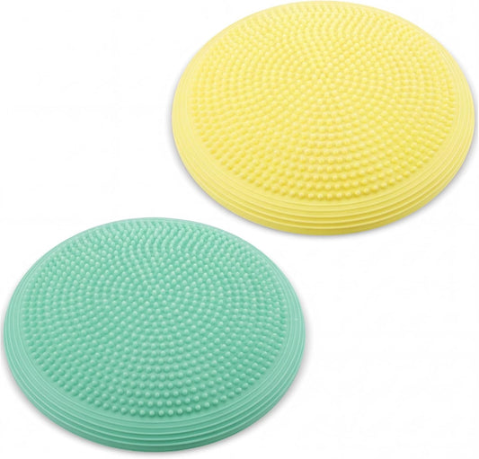 2 Pcs Wobble Cushion Wiggle Seat Flexible Sensory Seating Balance Disc Board for Men Women Physical Exercise Improving Posture Home Office