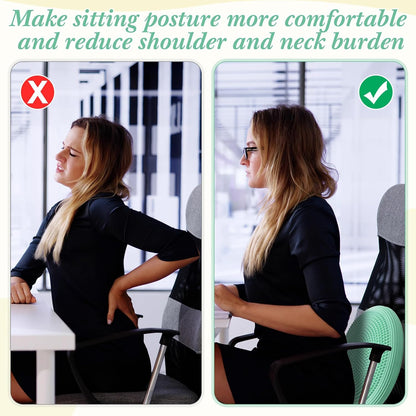 2 Pcs Wobble Cushion Wiggle Seat Flexible Sensory Seating Balance Disc Board for Men Women Physical Exercise Improving Posture Home Office