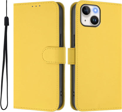 Phone Case Leather Compatible with Apple Phone 13 Mini Shockproof, Waterproof Protection Case with Credit Card Holder and Magnetic Yellowing-Resistant Bumper Cover Compatible with iPhone 13 Mini