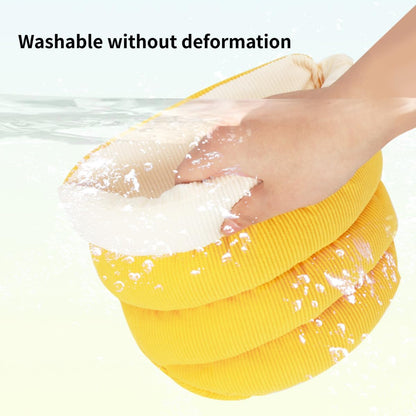 Shell-Shaped Cotton Pet Bed for Hamsters/Sugar Gliders/Gerbils/Cockatiels - Washable, All-Season Use, with Bottom Compartment for Heat Patch (Yellow,Small)