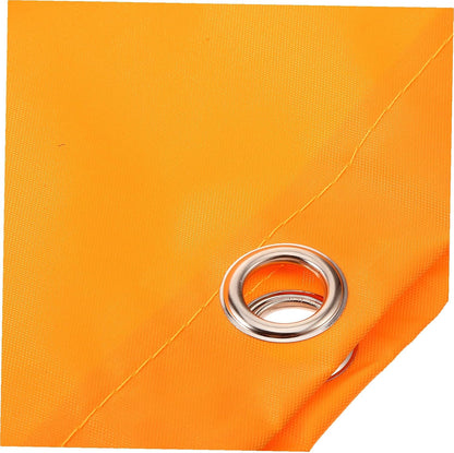 Replacement Janitorial Cart Canvas Bag, High Capacity Thickened Cleaning Supply Organizer for Commercial Housekeeping Carts with Grommets, Sturdy Yellow Cleaning Caddy Pouch