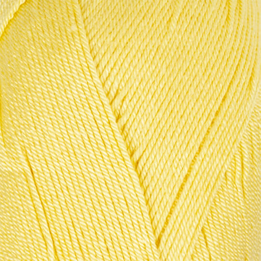 Dream Soft Microfiber Acrylic Yarn, Fingering Weight 1, Light Yellow | fine, thin, crocheting projects, 100 g, 382 yds, baby clothes, socks, sweaters, shawls, machine washable