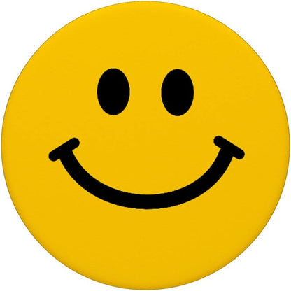 Yellow Happy Face - Cute Yellow Smiling Happy Face smile PopSockets Grip and Stand for Phones and Tablets