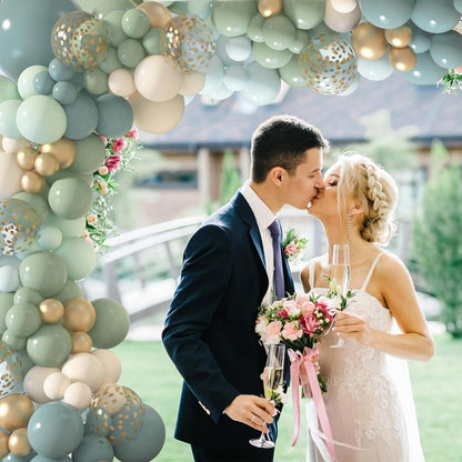 173 Pcs Pearl Yellow Balloon Arch Kit | Double Stuffed Pastel Light Yellow Pearl White Sand Clear Balloons for Bee Lemon Bridal Shower Birthday Party Decorations