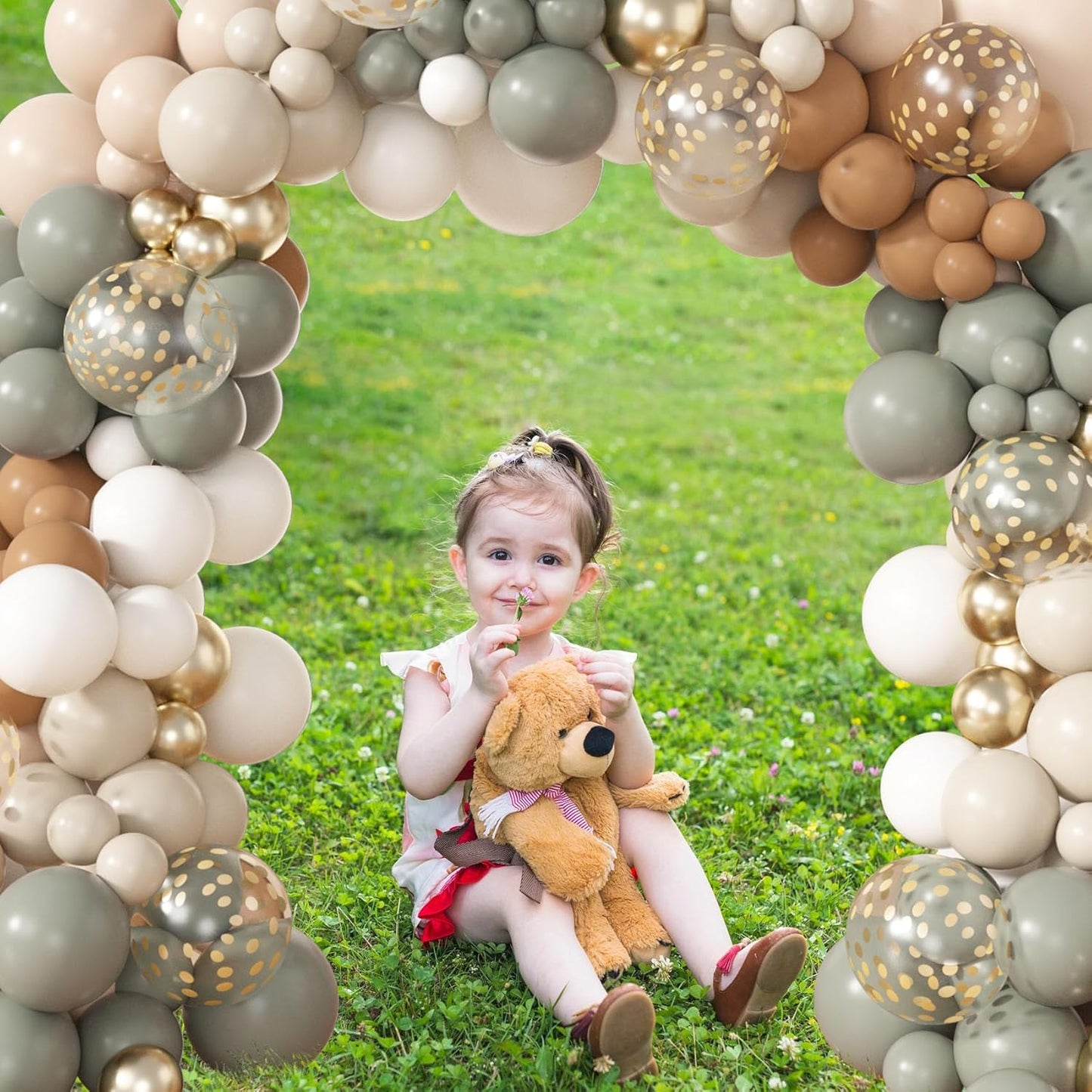 173 Pcs Pearl Yellow Balloon Arch Kit | Double Stuffed Pastel Light Yellow Pearl White Sand Clear Balloons for Bee Lemon Bridal Shower Birthday Party Decorations