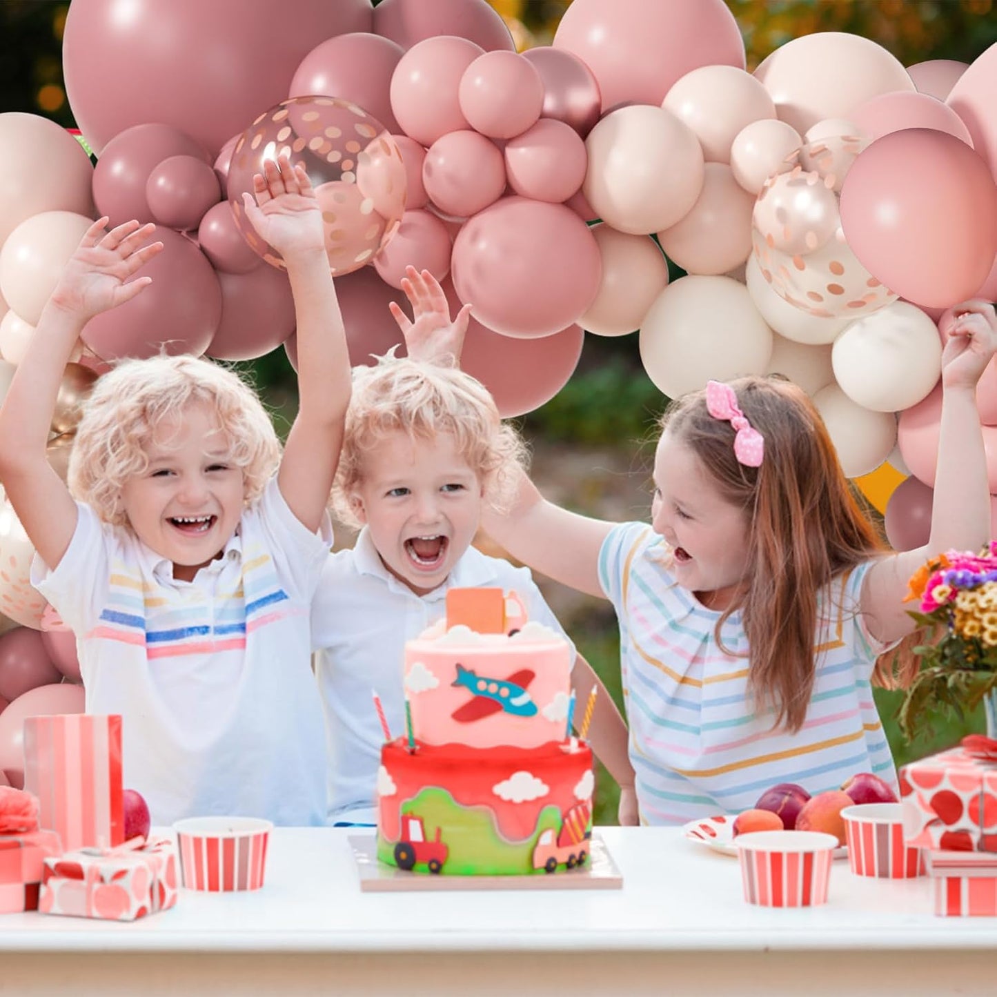 173 Pcs Pearl Yellow Balloon Arch Kit | Double Stuffed Pastel Light Yellow Pearl White Sand Clear Balloons for Bee Lemon Bridal Shower Birthday Party Decorations