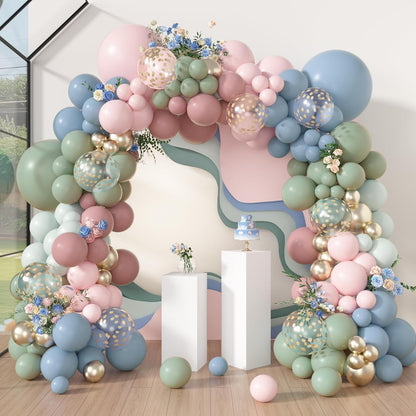 173 Pcs Pearl Yellow Balloon Arch Kit | Double Stuffed Pastel Light Yellow Pearl White Sand Clear Balloons for Bee Lemon Bridal Shower Birthday Party Decorations
