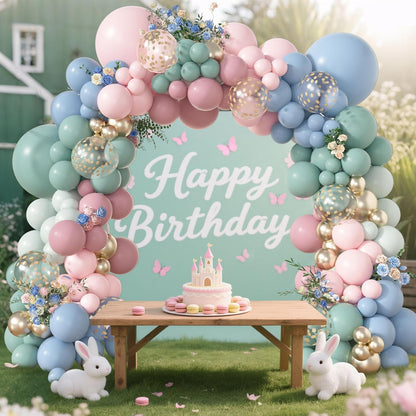 173 Pcs Pearl Yellow Balloon Arch Kit | Double Stuffed Pastel Light Yellow Pearl White Sand Clear Balloons for Bee Lemon Bridal Shower Birthday Party Decorations