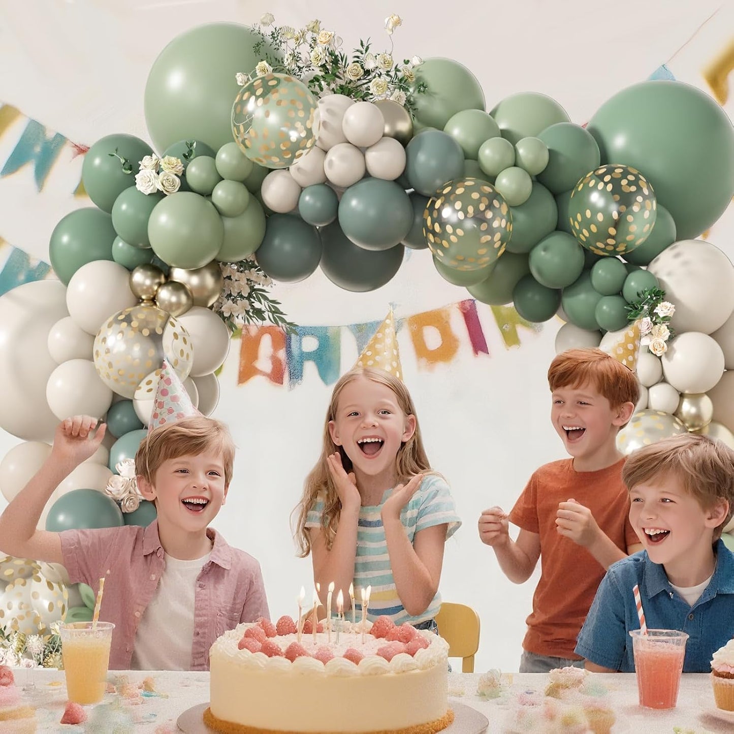 173 Pcs Pearl Yellow Balloon Arch Kit | Double Stuffed Pastel Light Yellow Pearl White Sand Clear Balloons for Bee Lemon Bridal Shower Birthday Party Decorations