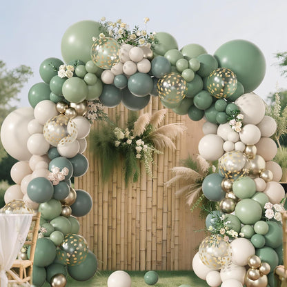 173 Pcs Pearl Yellow Balloon Arch Kit | Double Stuffed Pastel Light Yellow Pearl White Sand Clear Balloons for Bee Lemon Bridal Shower Birthday Party Decorations