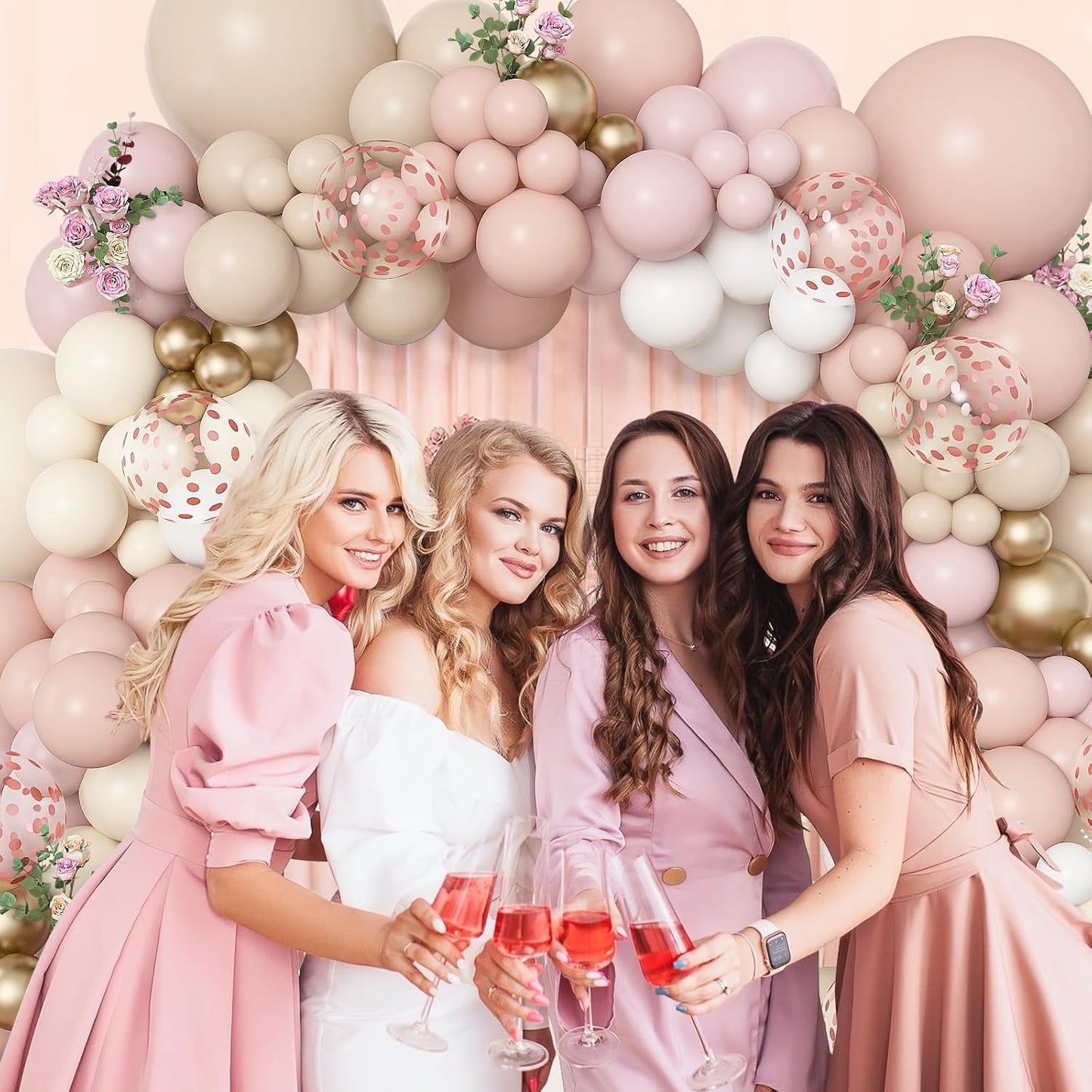 173 Pcs Pearl Yellow Balloon Arch Kit | Double Stuffed Pastel Light Yellow Pearl White Sand Clear Balloons for Bee Lemon Bridal Shower Birthday Party Decorations