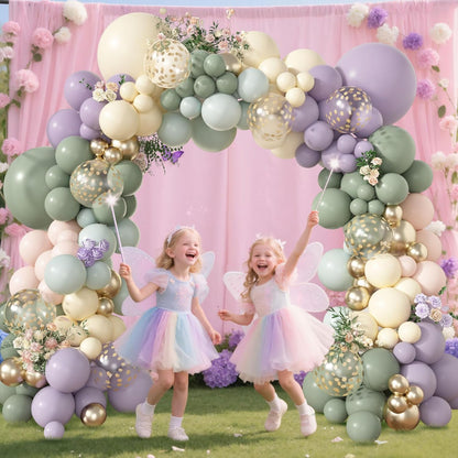173 Pcs Pearl Yellow Balloon Arch Kit | Double Stuffed Pastel Light Yellow Pearl White Sand Clear Balloons for Bee Lemon Bridal Shower Birthday Party Decorations