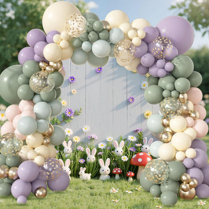 173 Pcs Pearl Yellow Balloon Arch Kit | Double Stuffed Pastel Light Yellow Pearl White Sand Clear Balloons for Bee Lemon Bridal Shower Birthday Party Decorations