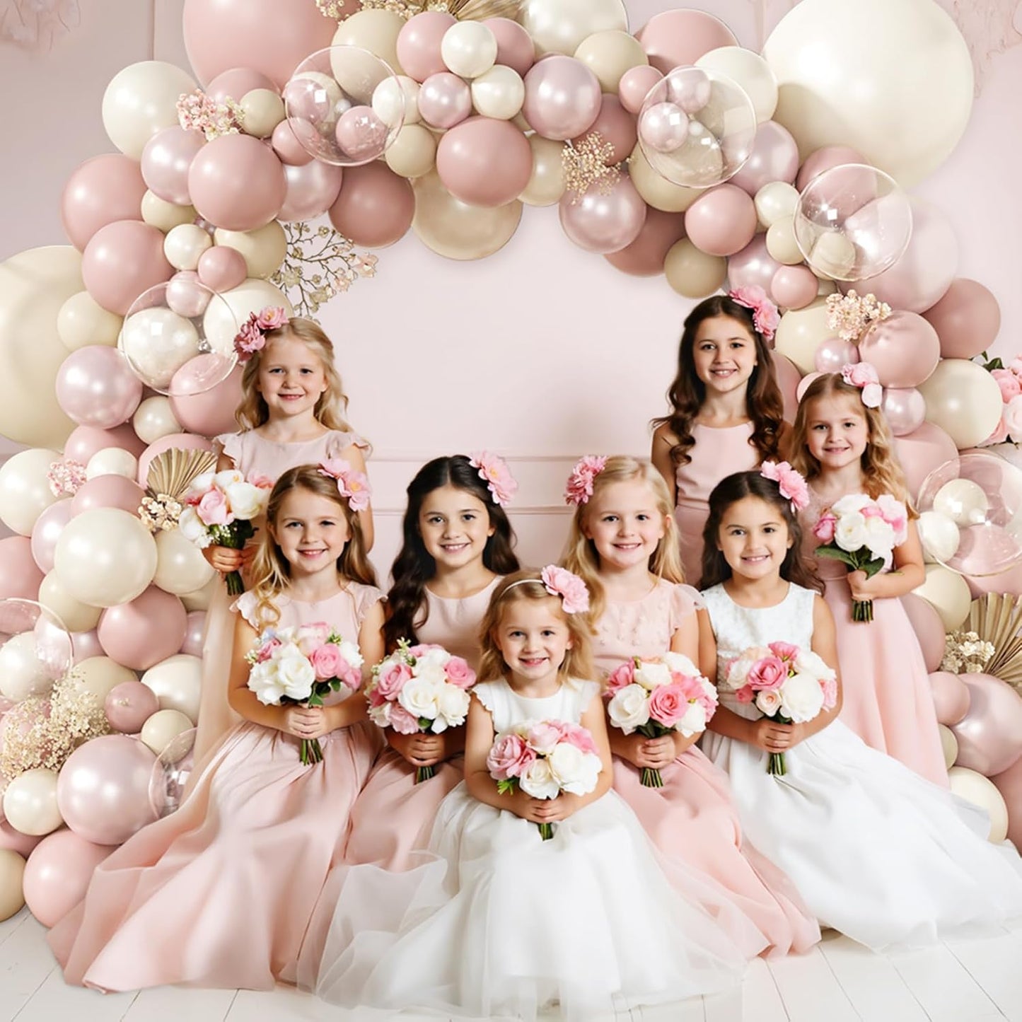 173 Pcs Pearl Yellow Balloon Arch Kit | Double Stuffed Pastel Light Yellow Pearl White Sand Clear Balloons for Bee Lemon Bridal Shower Birthday Party Decorations