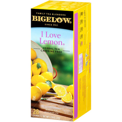I Love Lemon Tea Bags, Box Of 28