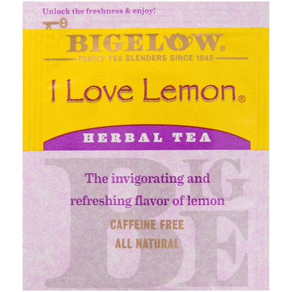 I Love Lemon Tea Bags, Box Of 28