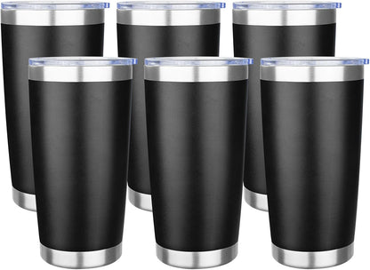 20oz Tumbler Insulated Tumbler with Sliding Lid,(Yellow, 1pack | 304 Stainless Steel,Travel Coffee Tumbler,Double Wall Vacuum,Gifts for Christmas Women Men School Home Office