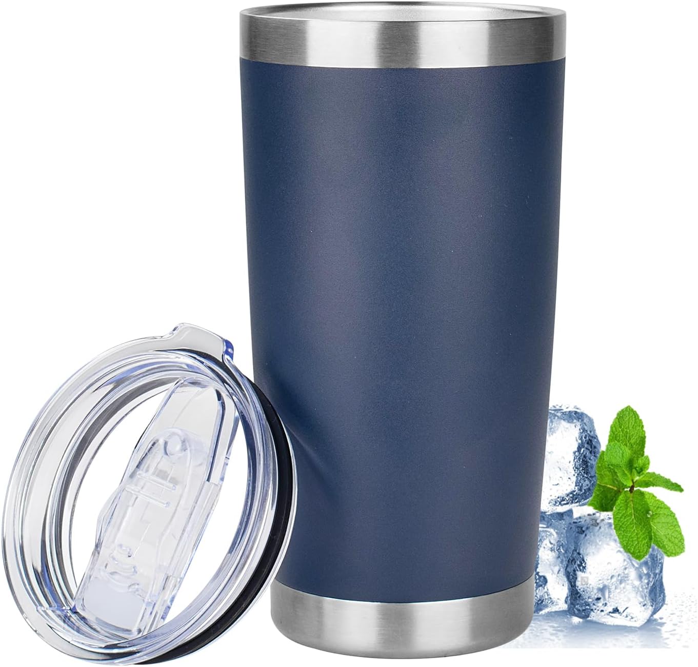 20oz Tumbler Insulated Tumbler with Sliding Lid,(Yellow, 1pack | 304 Stainless Steel,Travel Coffee Tumbler,Double Wall Vacuum,Gifts for Christmas Women Men School Home Office