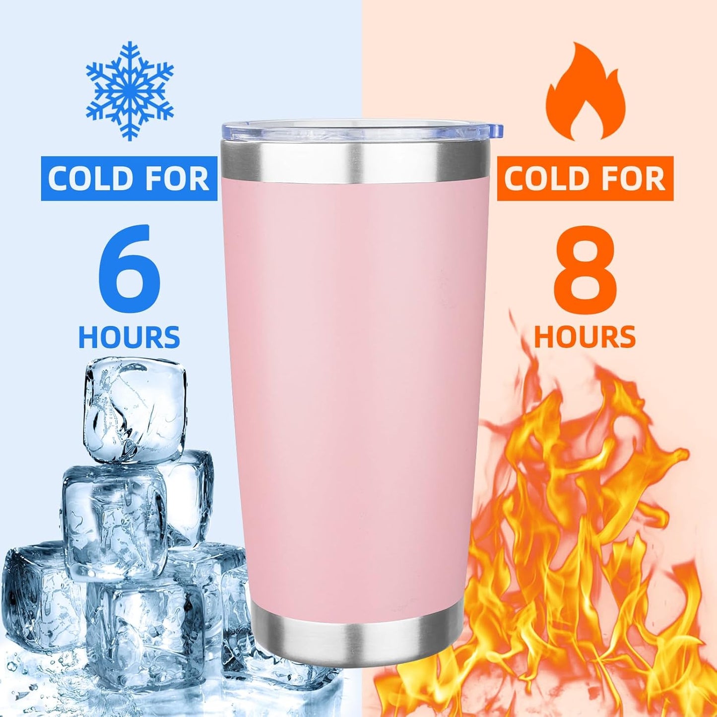 20oz Tumbler Insulated Tumbler with Sliding Lid,(Yellow, 1pack | 304 Stainless Steel,Travel Coffee Tumbler,Double Wall Vacuum,Gifts for Christmas Women Men School Home Office