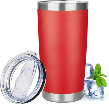20oz Tumbler Insulated Tumbler with Sliding Lid,(Yellow, 1pack | 304 Stainless Steel,Travel Coffee Tumbler,Double Wall Vacuum,Gifts for Christmas Women Men School Home Office