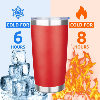 20oz Tumbler Insulated Tumbler with Sliding Lid,(Yellow, 1pack | 304 Stainless Steel,Travel Coffee Tumbler,Double Wall Vacuum,Gifts for Christmas Women Men School Home Office