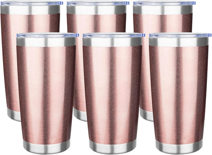 20oz Tumbler Insulated Tumbler with Sliding Lid,(Yellow, 1pack | 304 Stainless Steel,Travel Coffee Tumbler,Double Wall Vacuum,Gifts for Christmas Women Men School Home Office