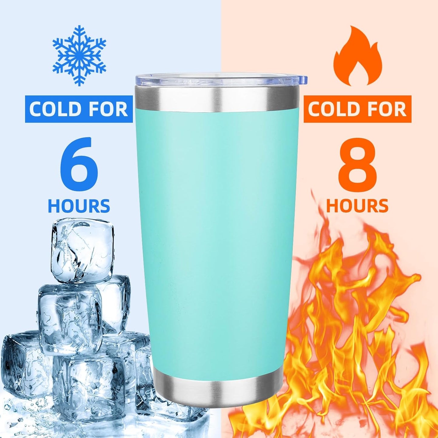 20oz Tumbler Insulated Tumbler with Sliding Lid,(Yellow, 1pack | 304 Stainless Steel,Travel Coffee Tumbler,Double Wall Vacuum,Gifts for Christmas Women Men School Home Office