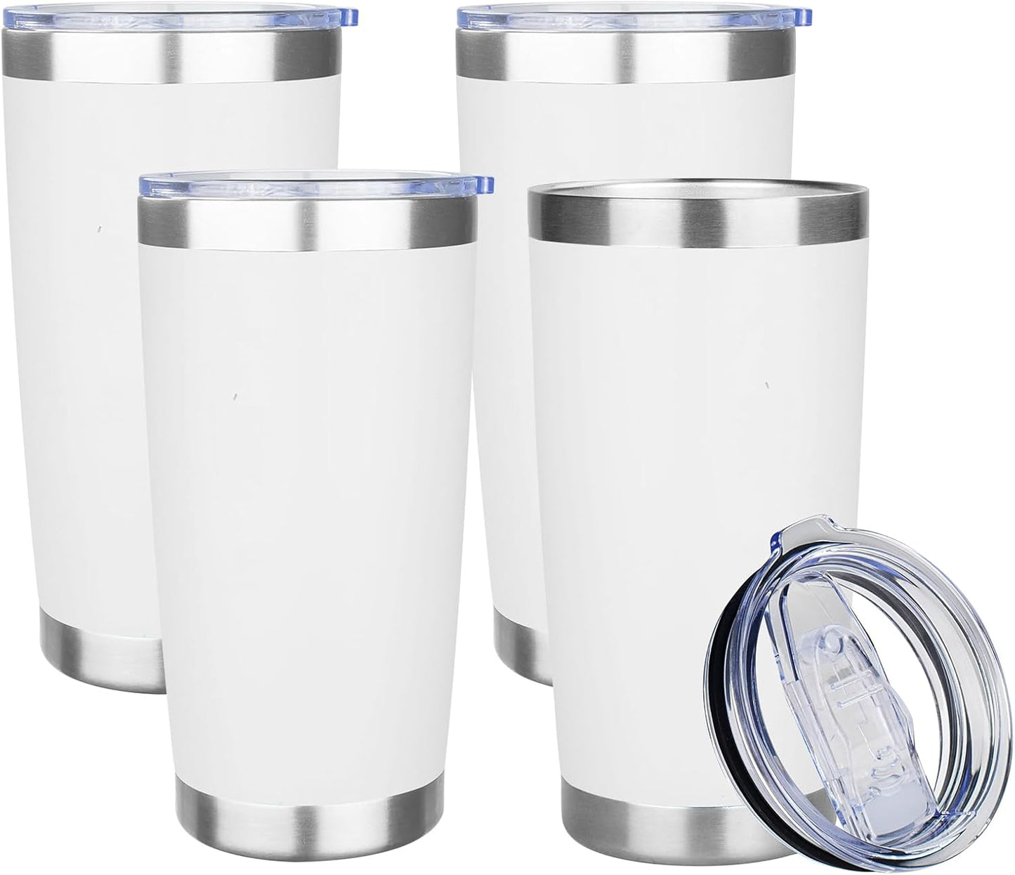 20oz Tumbler Insulated Tumbler with Sliding Lid,(Yellow, 1pack | 304 Stainless Steel,Travel Coffee Tumbler,Double Wall Vacuum,Gifts for Christmas Women Men School Home Office