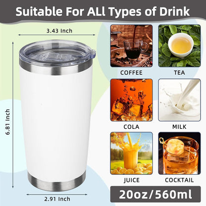 20oz Tumbler Insulated Tumbler with Sliding Lid,(Yellow, 1pack | 304 Stainless Steel,Travel Coffee Tumbler,Double Wall Vacuum,Gifts for Christmas Women Men School Home Office