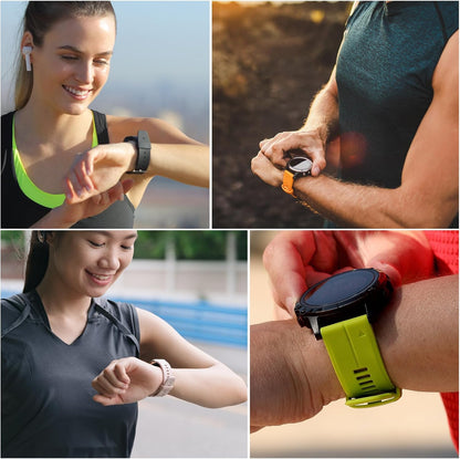 Silicone Watch Band Quick Release Soft Rubber Watch Strap for Men Women