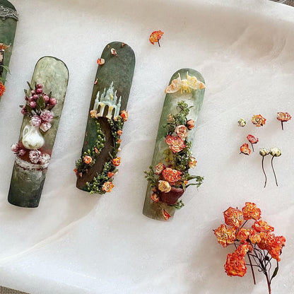 8 Types Real Dried Pressed Rose Flowers Plant Herbarium for Craft Resin Jewelry Making (Mini Rose)