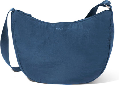 Swift Crescent Crossbody Bag for Women - Lightweight 12"x8" Travel Purse Handbag
