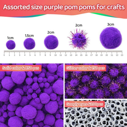 Yellow Pom Poms, 0.4inch(1cm), 2000pcs, Small Size, Pom Poms for Arts and Crafts, Pom Pom Balls, Craft Supplies.