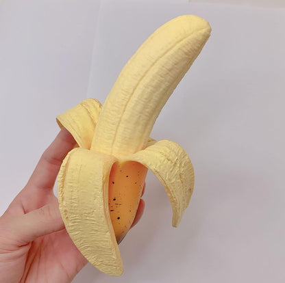 Banana Squishies Stress Relief Soft Scented Simulation Bananas Fruit Squeeze Toys Cute Birthday Gift Novelty Toy