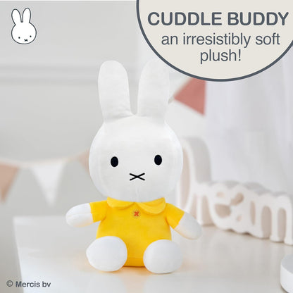 Miffy Plush Toy, 8 Inch Sitting Dutch Bunny Plush from Dick Bruna, Soft Boa Rabbit Bunny Stuffed Animal Plushie Doll for Girls and Boys