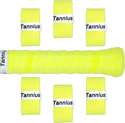 Tennis Racket Grip Tape, (6 or 9 Pack) Dry Feel Tennis Grips, Absorbent and Enhanced Tennis Racquet Overgrip