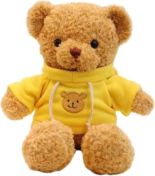 Teddy Bear Stuffed Animal, Teddy Bear Plush Toy, Birthday for Kids Boys Girls Friends (Yellow, 12inch)
