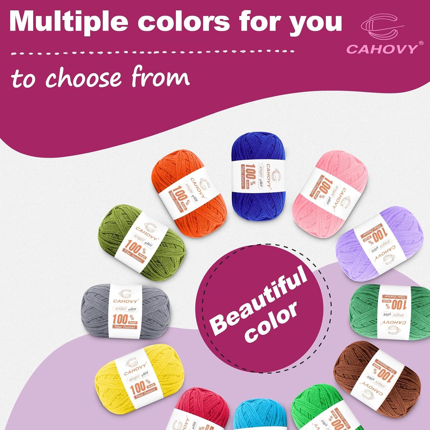 Soft Yellow Acrylic Yarn 3 Pack Crochet Knitting,840 Yards/450g Each, Worsted Yarn Crocheting, Amigurumi, Craft 3 Light